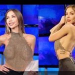 Seios à mostra em telejornal Apresentadora choca com seios à mostra em telejornal